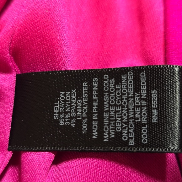 Express Fuchsia Bodycon Knee-Length Dress Size 6 NWT - Picture 11 of 11